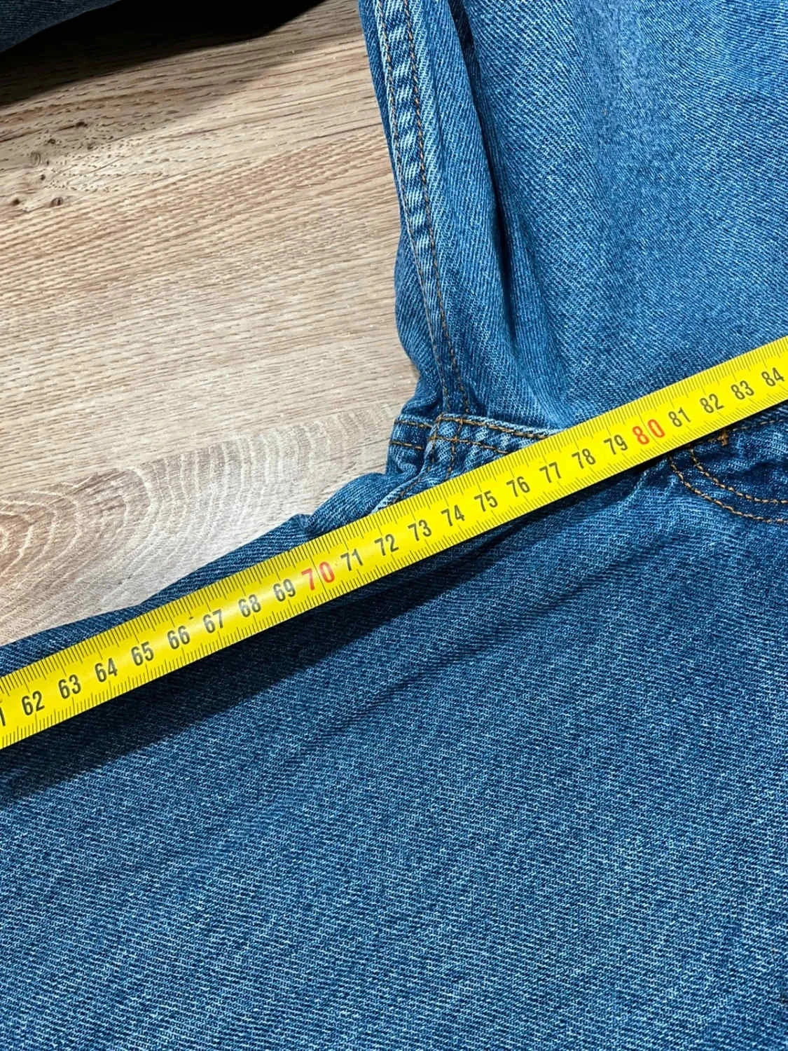 Jean Levi's 550 Relaxed Fit Unisexe W28 L32 Vintage 100% Coton Bleu délavé – photo 16